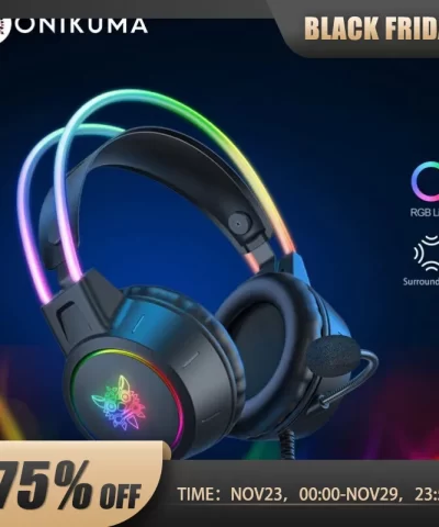 X15 Pro Over-Ear Wired Gaming Noise Cancelling Headset Headphones