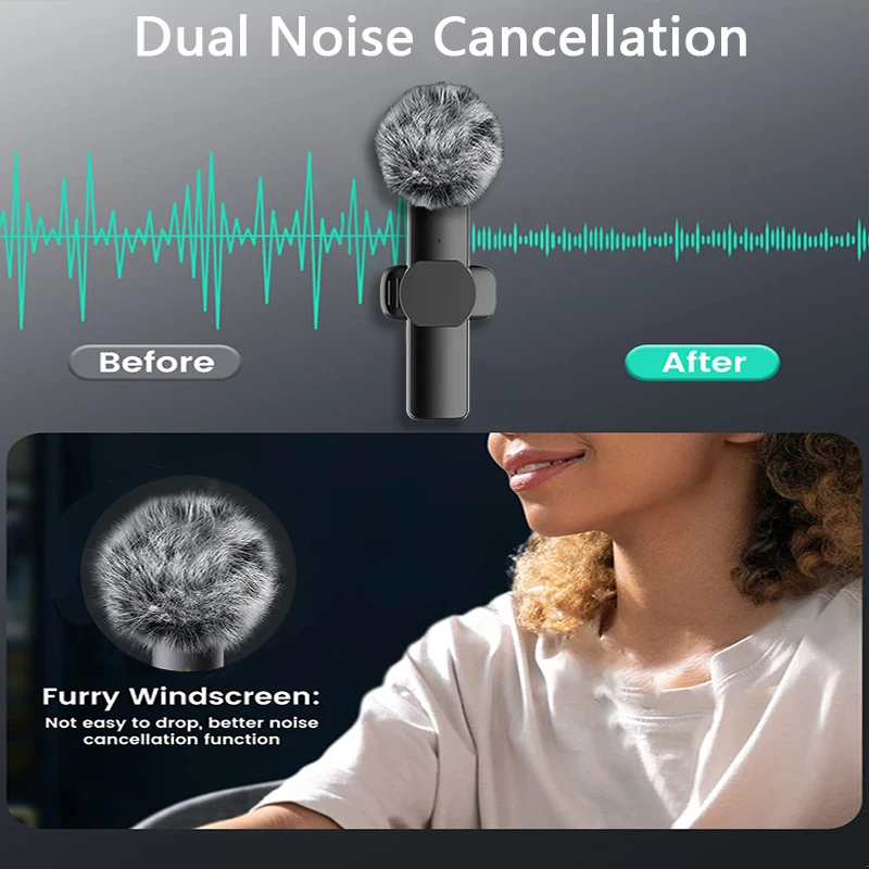 Wireless-Lavalier-Lapel-Microphone-Broadcast-Direct-mini-Mic-for-iPhone-Android-Live-Streaming-Youtube-Noise-Reduction-2
