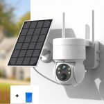 PTZ IP Camera Outdoor Wireless Solar Video Surveillance Camera - Camera NO Card